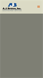Mobile Screenshot of ajbrown.com